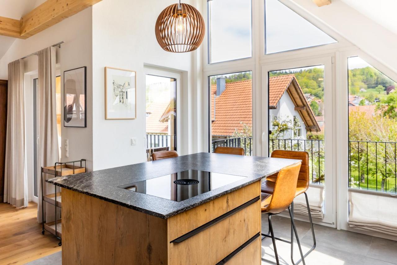 Design Wohnung 'Eiche' Auf Dem Bodanrueck Radolfzell am Bodensee Luaran gambar